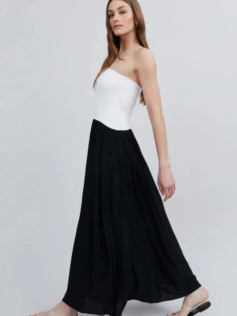 Solid & Striped Black white Sasha dress : size MEDIUM
